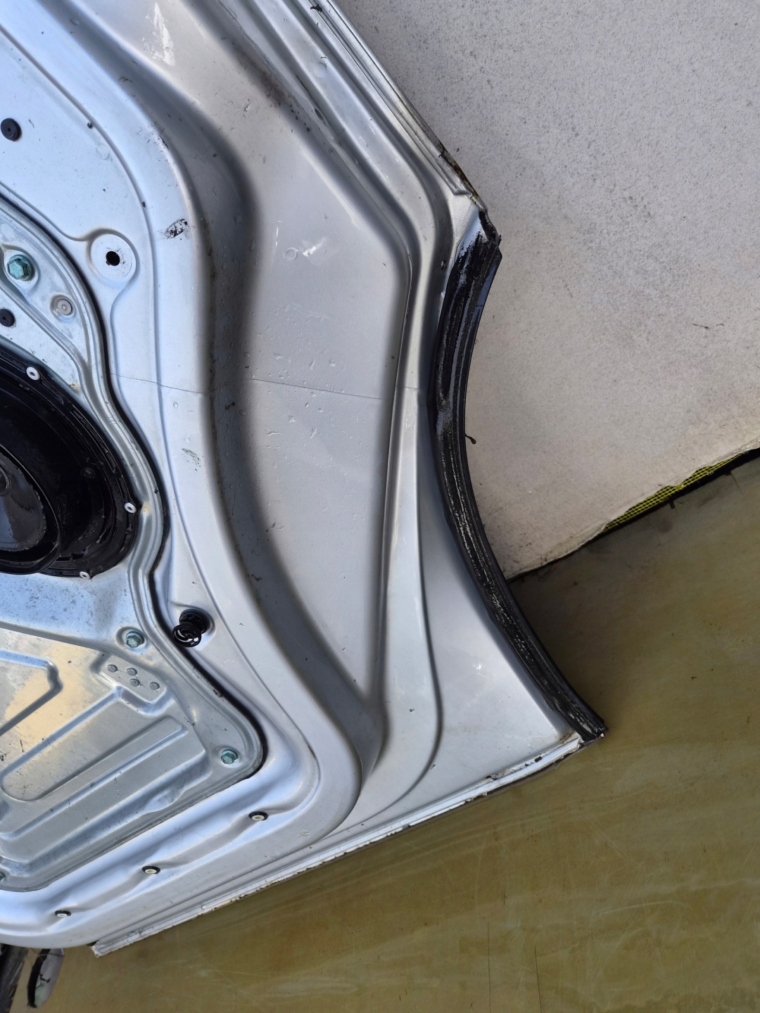door front left VW T5 T5 LIFT front kierowca/ driver´s silver