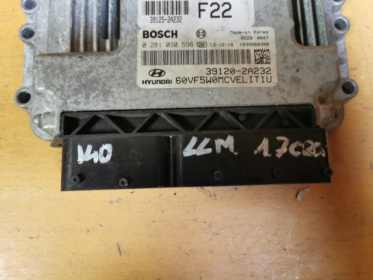 control unit computer of the engine HYUNDAI I40 1.7 CRDi 116KM 39120-2A232