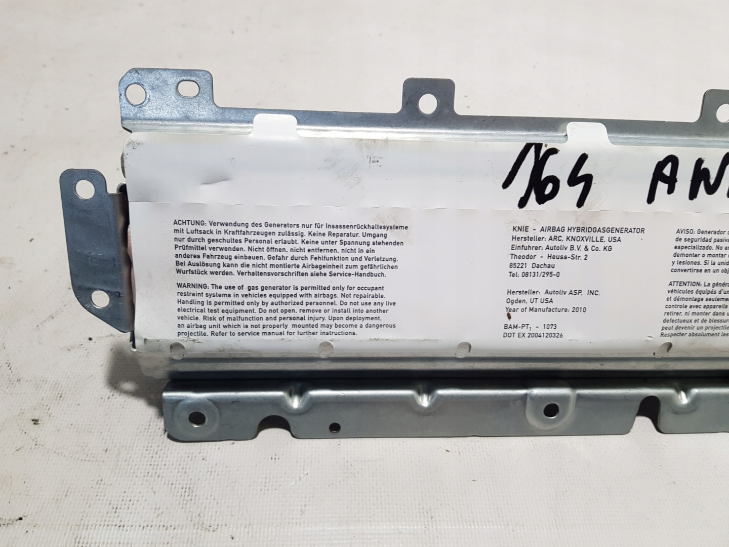 airbag airbag GINOCCHIA MERCEDES ML W164