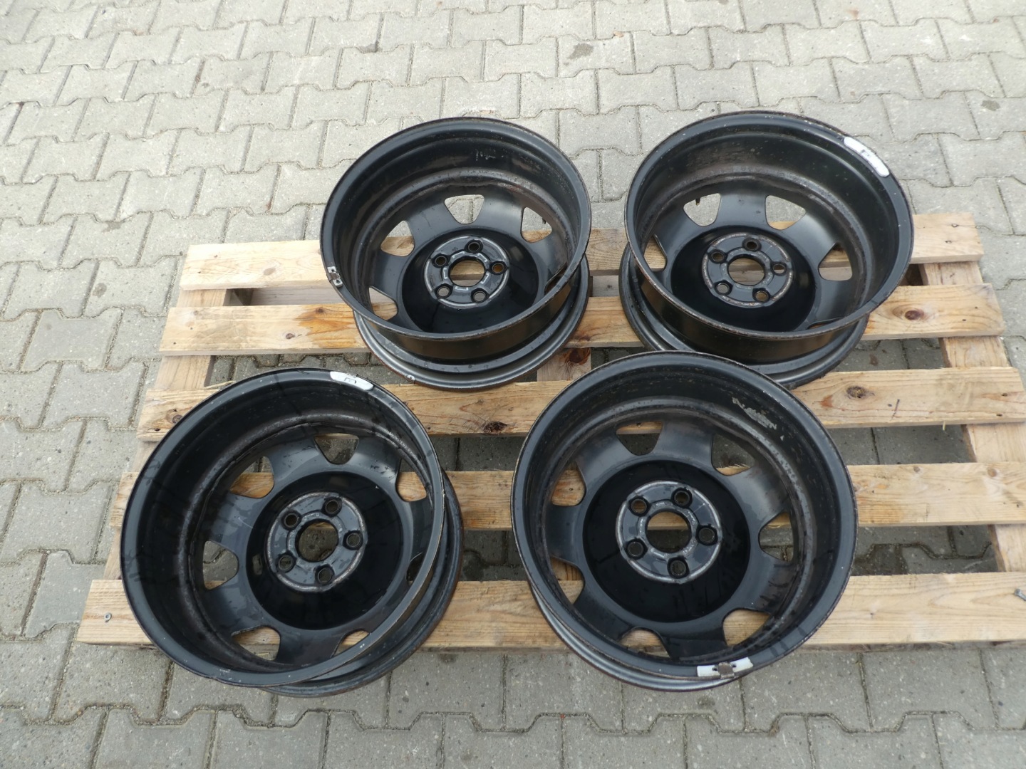 4X CERCHI Ferro 17CALI 7E0601027B VW T5 T6