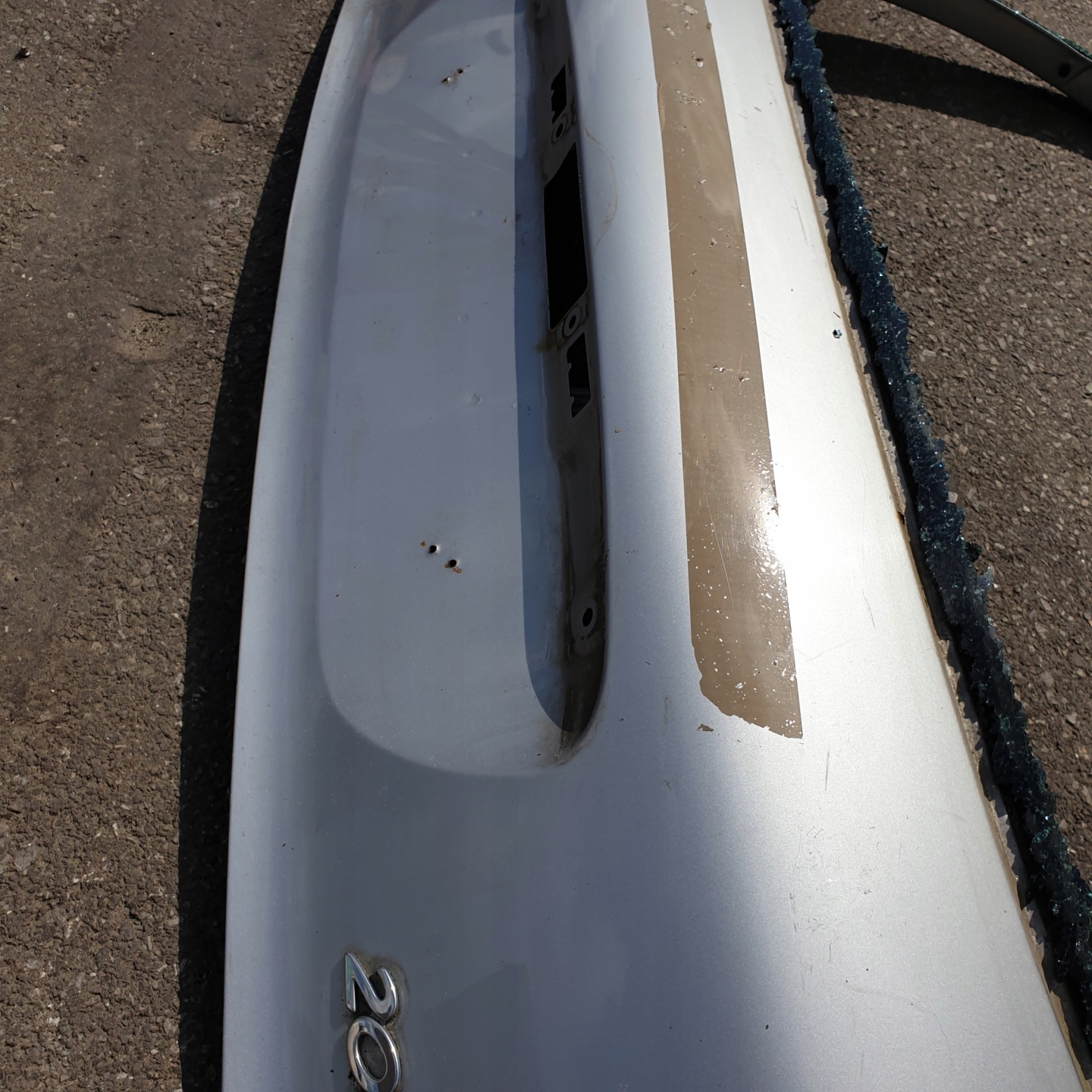 boot doors PEUGEOT 206 HB SREBRNA