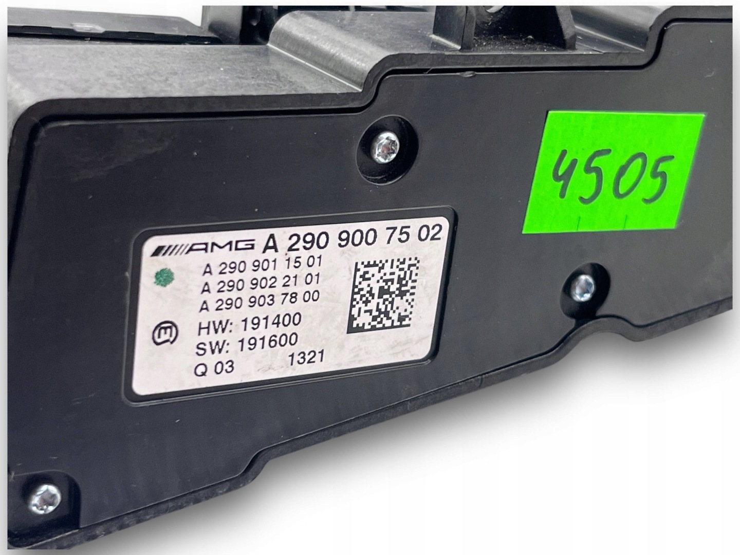 Mercedes-Benz AMG GT 4 x290 PANEL STERUJACY switch A2909007502 $J