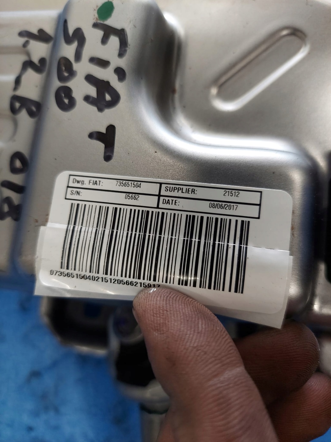 FIAT 500 control electrics 2816037210b