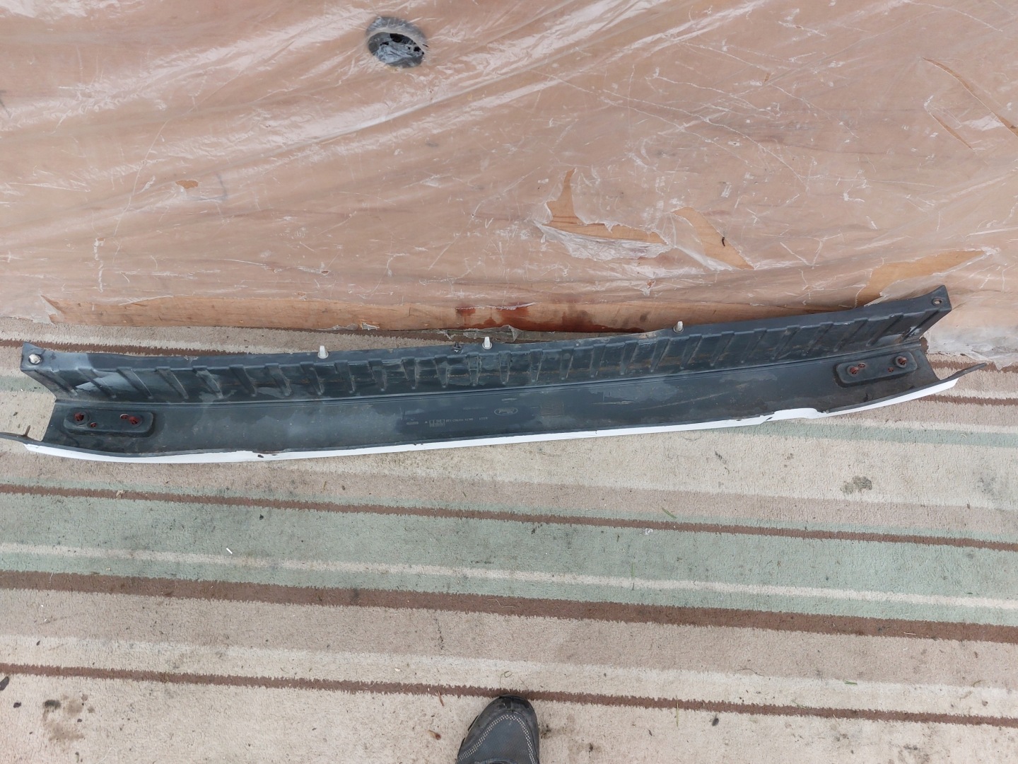 Ford Transit Custom 16r bumper rear part rear BK21-17E962-A