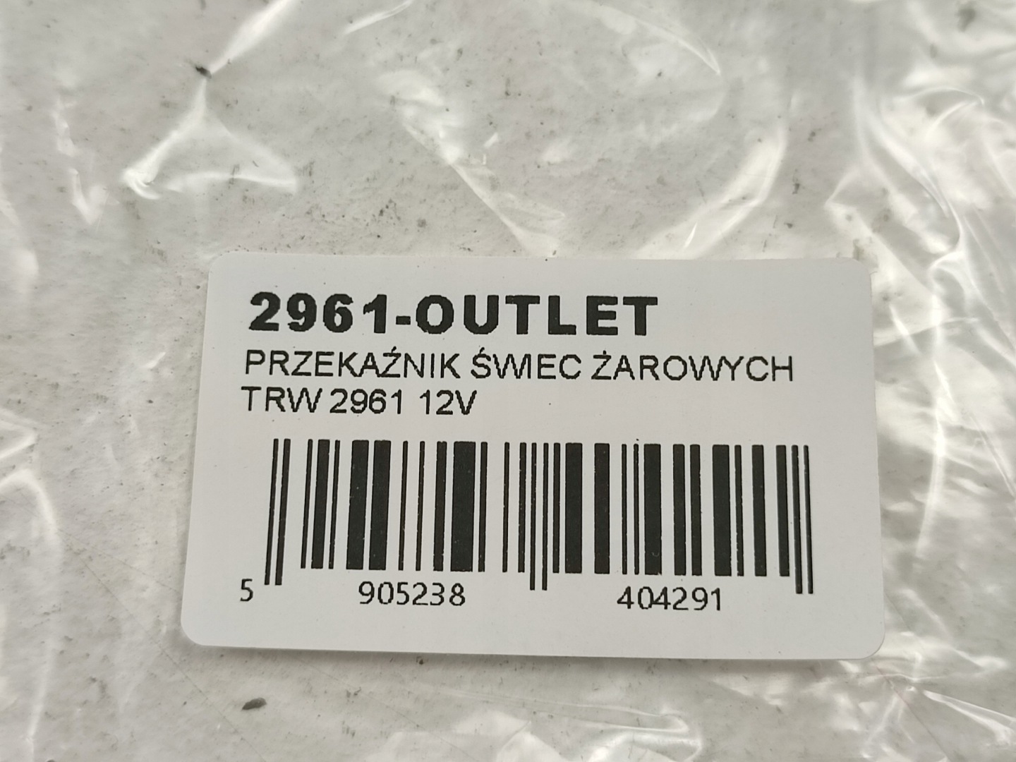 relay plugs ZAROWYCH TRW 2961 / 12V / 5-PIN