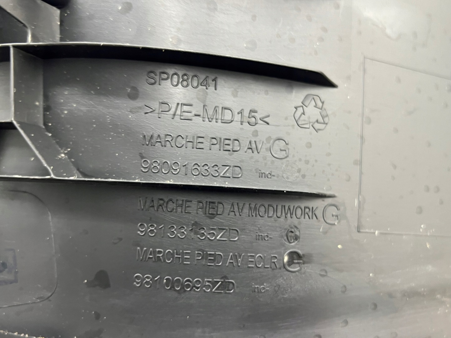 EXPERT III JUMPY SCUDO PROACE II STOPIEN cap threshold threshold left front