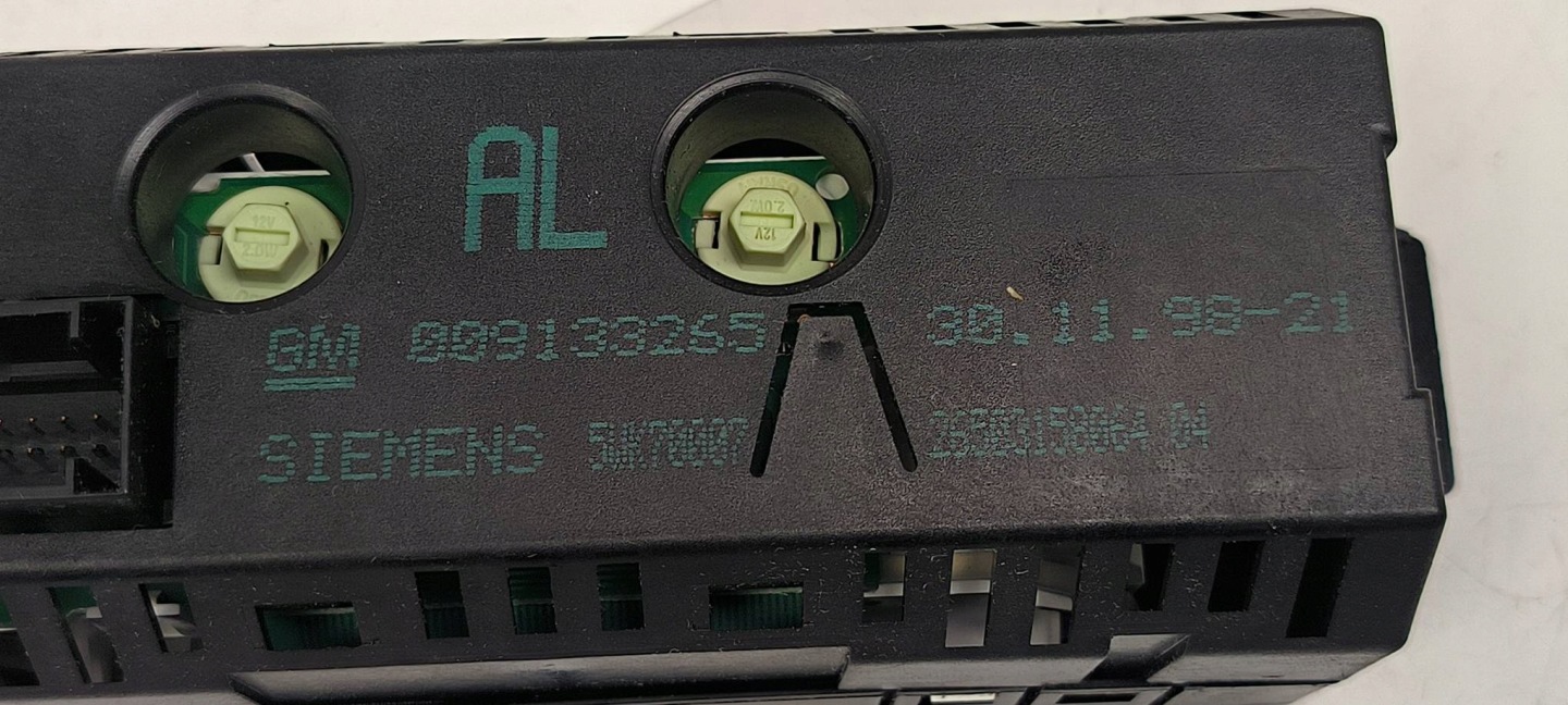 display PANEL 009133265 OPEL ASTRA II G