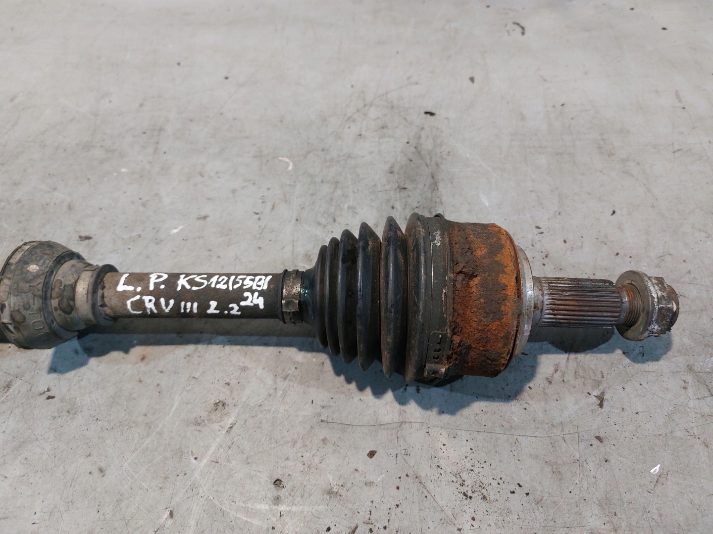semi-axis left front HONDA CRV III 2.2 ICTDI