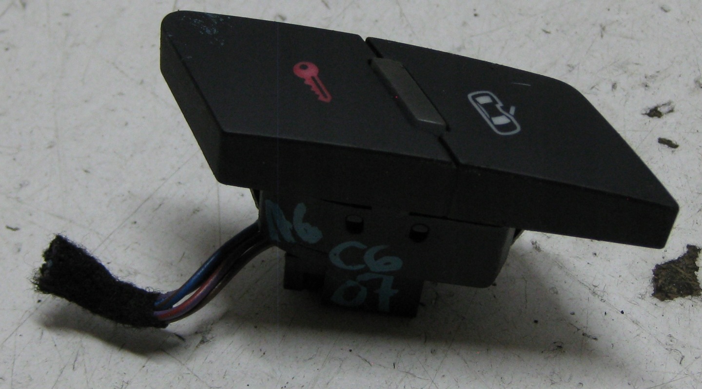 AUDI A6 C6 2.7 TDI 07R button switch central of a lock 4F1962107