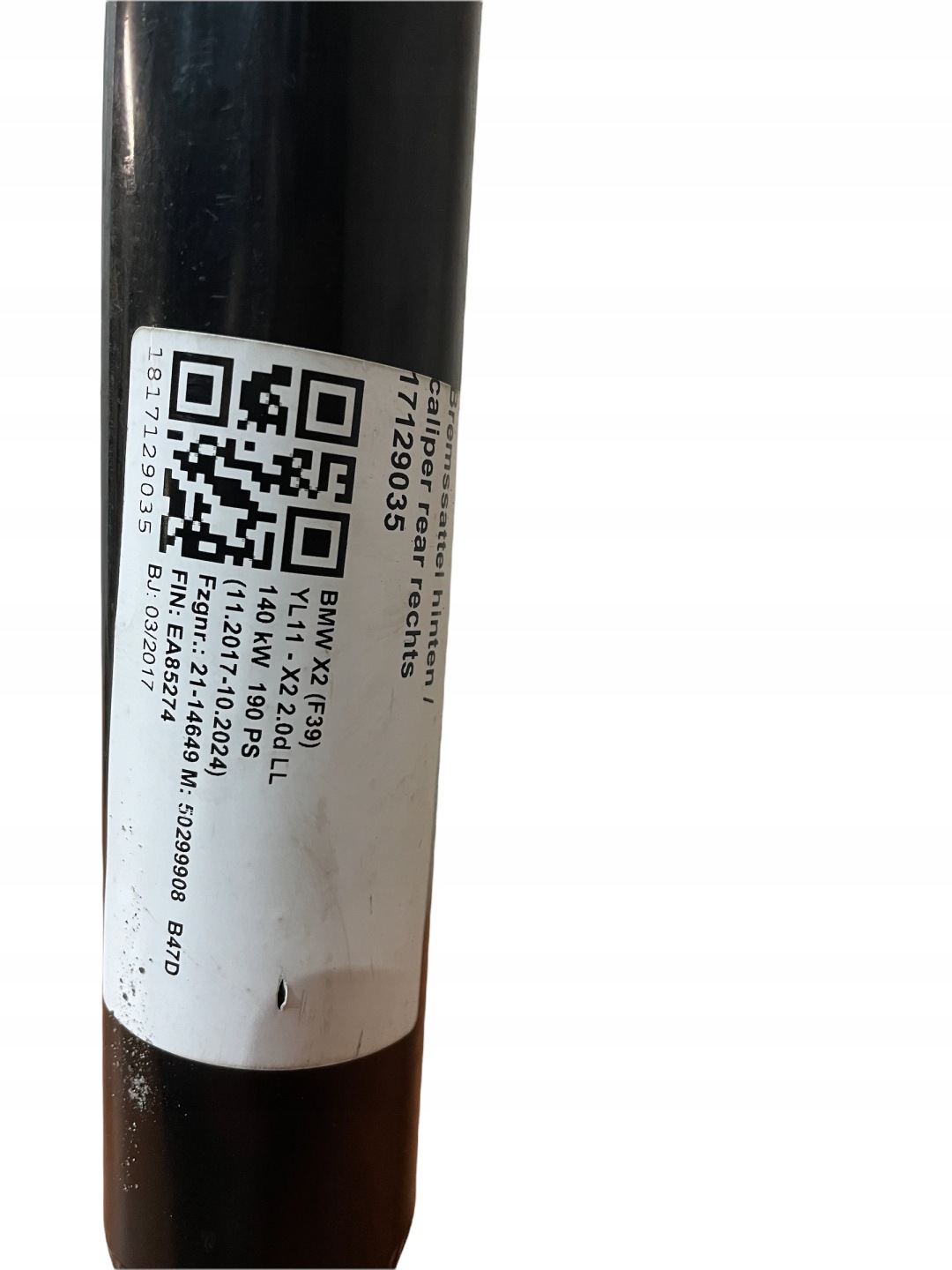 shock absorber rear part left/right X-DRIVE BMW X2 F39 2.0D