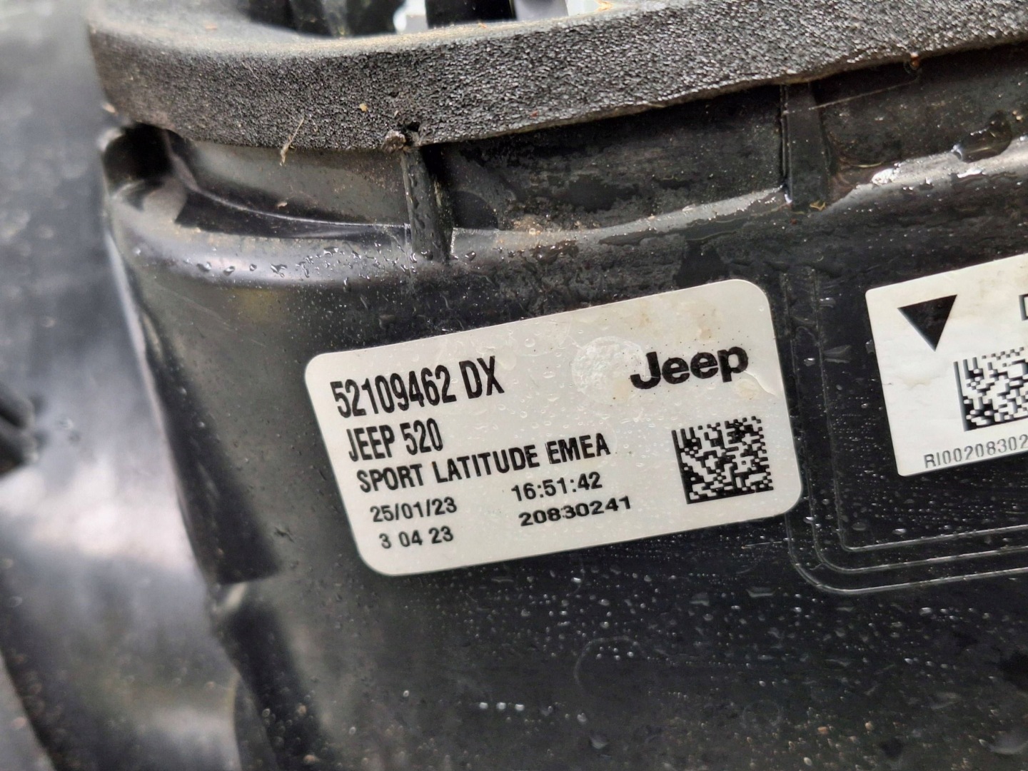 light rear part right JEEP RENEGADE 14- 52109462