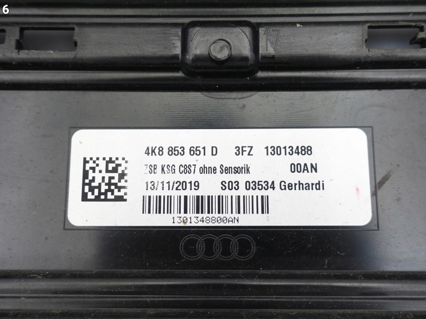 AUDI S7 4K8 18-23 grill grille grid W bumper front *PDC*