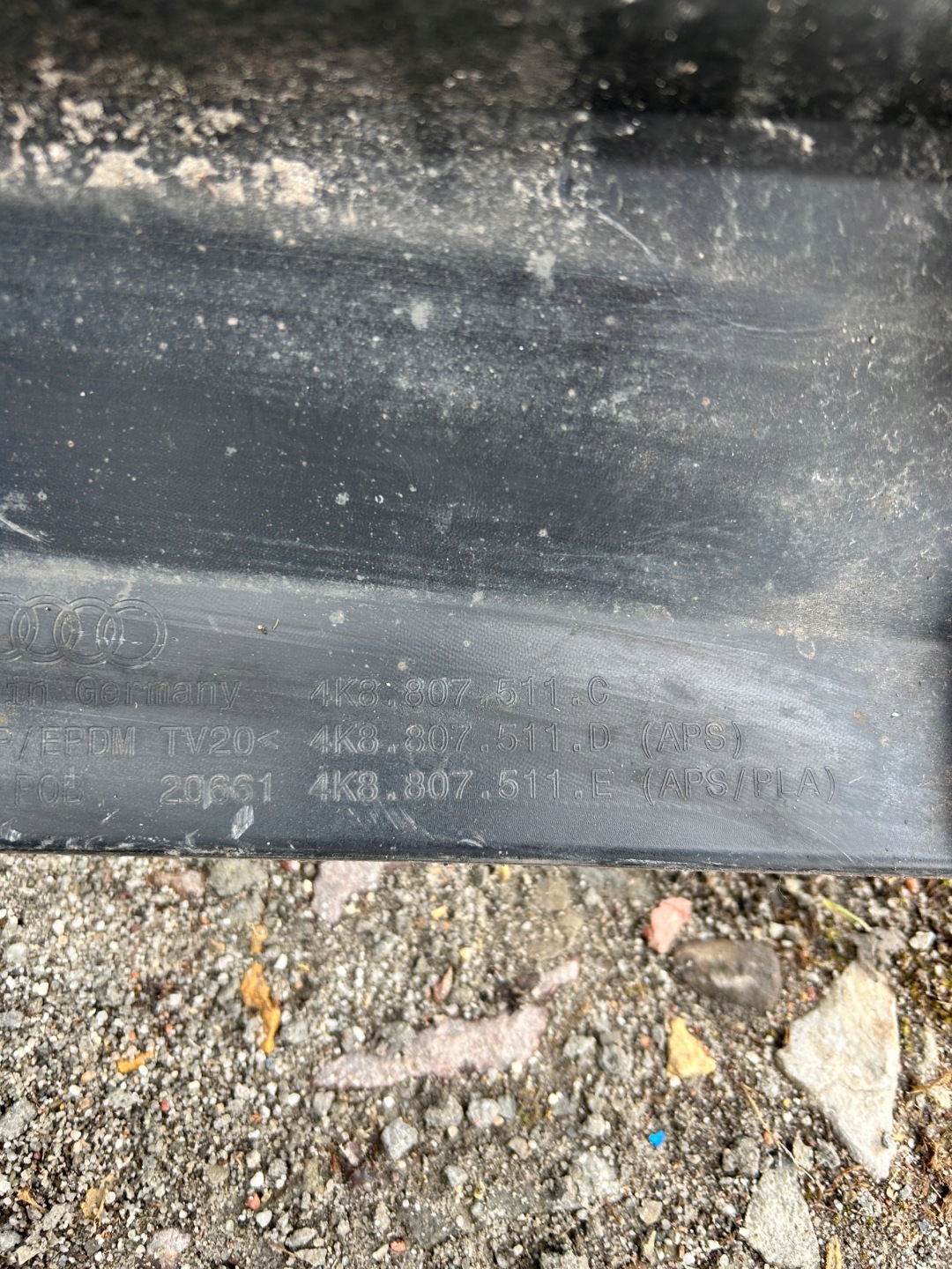 bumper rear part rear AUDI S7 4K8 nr.106