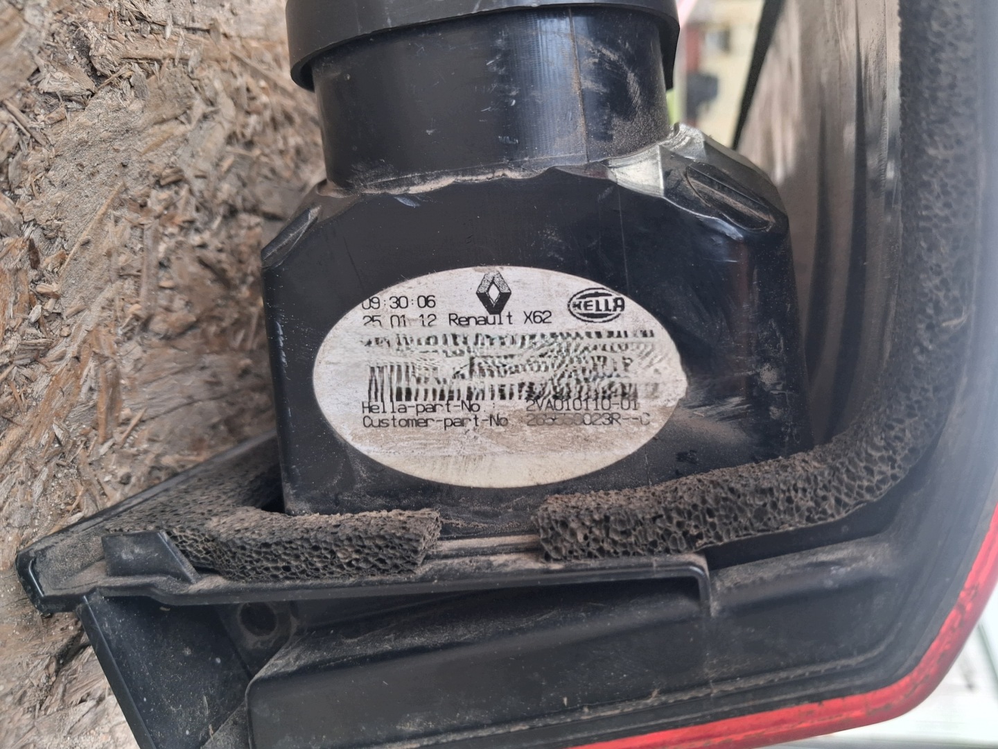 light left rear part left rear RENAULT MASTER III MOVANO B 10- 265550023R