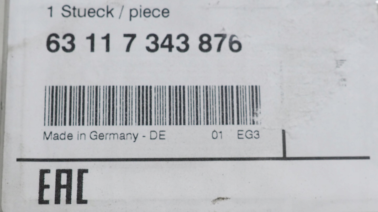 BMW 5 F10 F11 lift module control unit LED 7343876