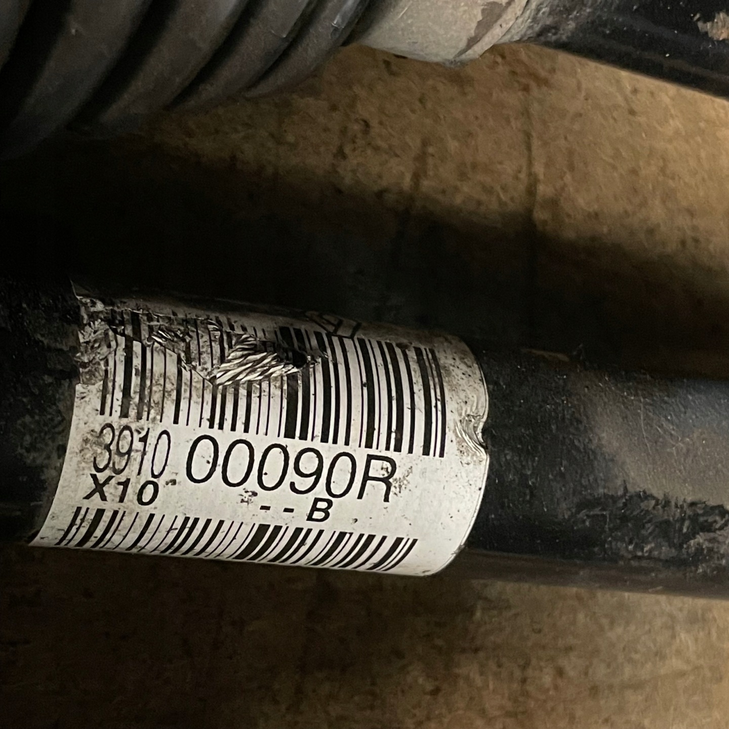 RENAULT ZOE SEMI-AXIS RIGHT 391000090R