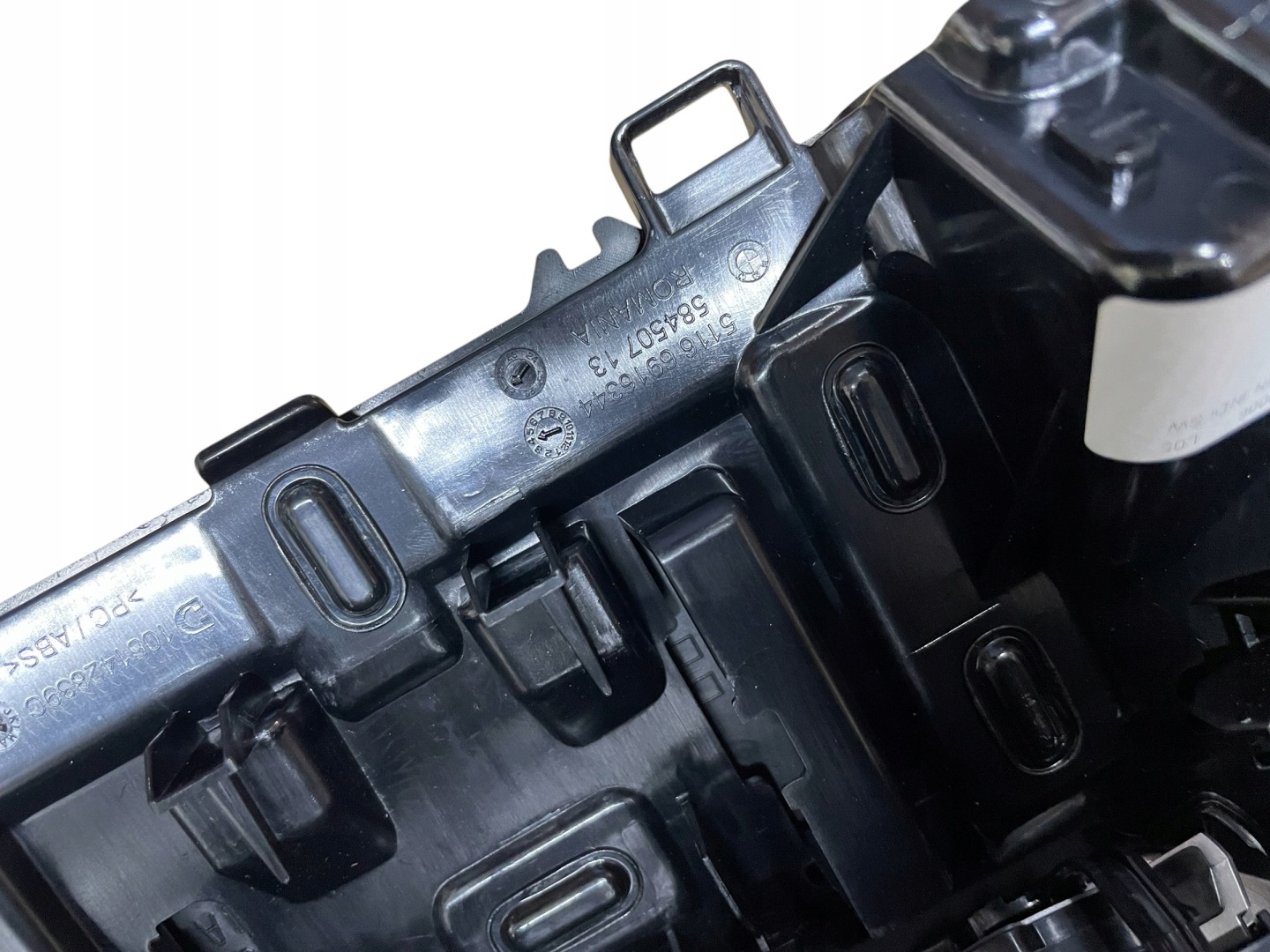 DEKOR Blende Abdeckung heck + NAWIEWY TUNEL mitte BMW 7 i7 G70