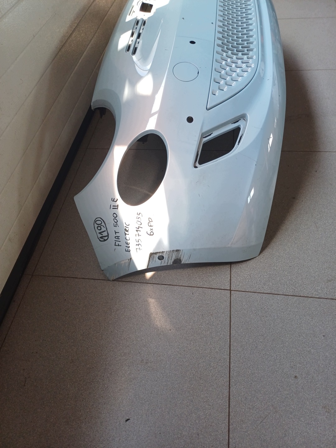 bumper front front FIAT 500 II E ELECTRIC 735714055 6 X PDC