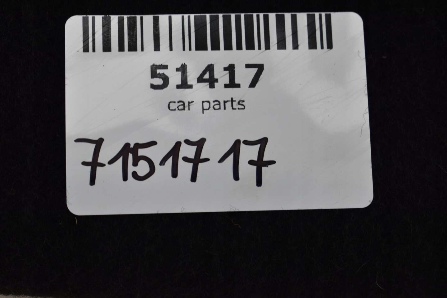 rear plato boot MINI R56 2007 7151717