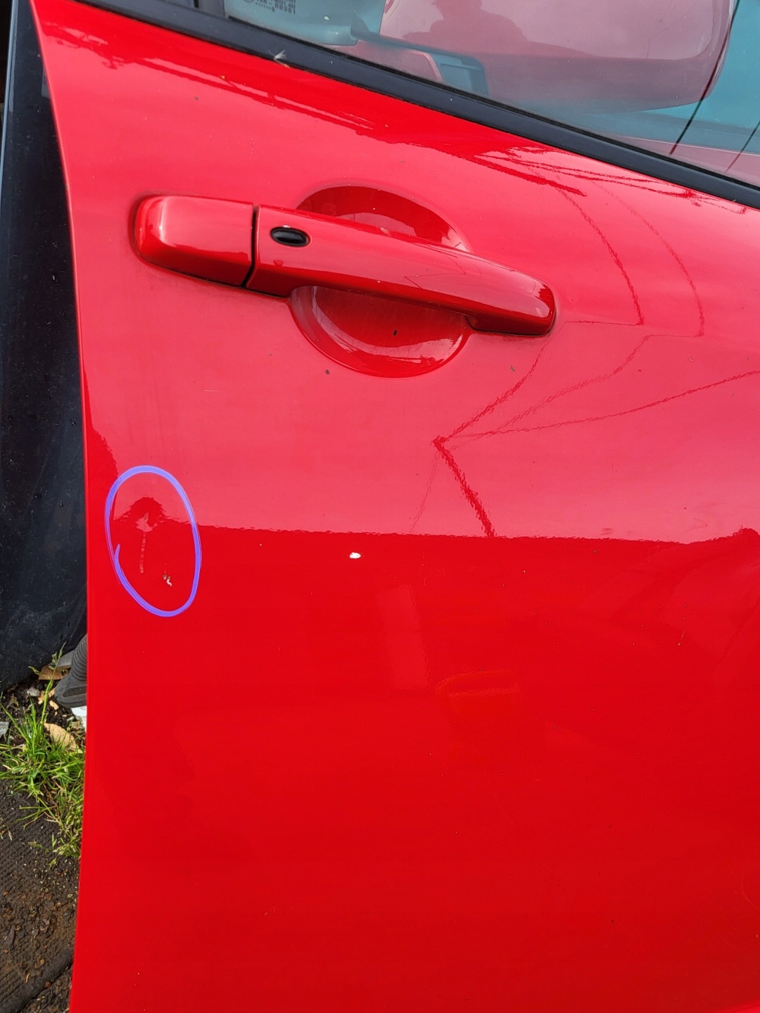 door right front complete window lock handle SUZUKI SWIFT 4 IV MK6 2005r.