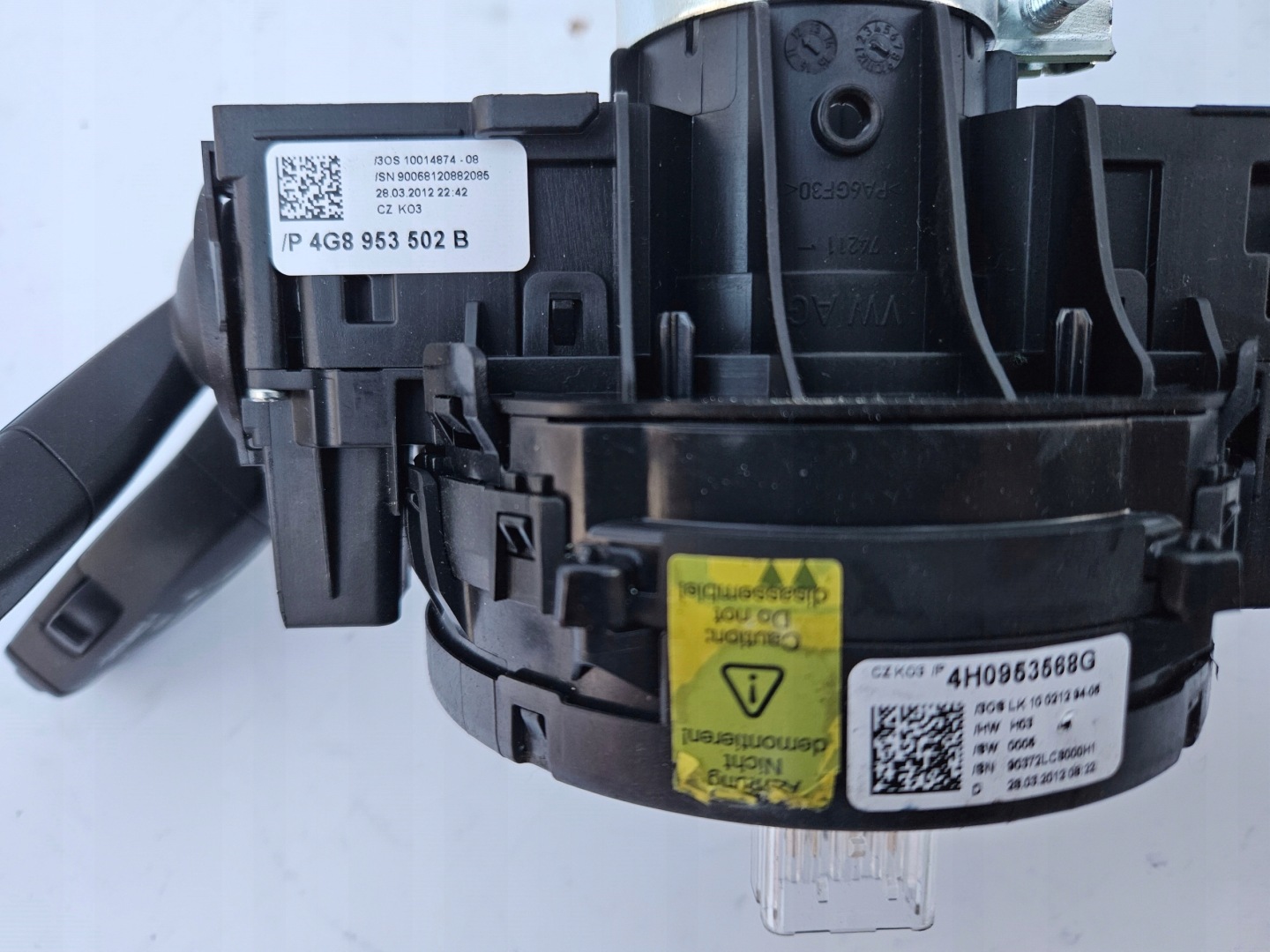 DEVIO LUCI DEVIO ANELLO airbag VOLANTE volante airbag AUDI A6 C7 A7 4G