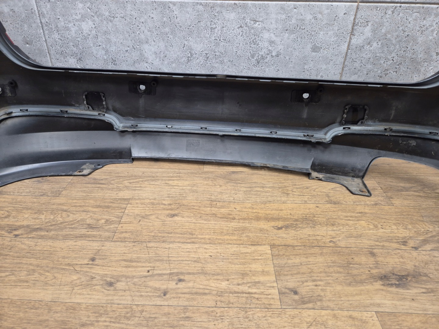 BMW X3 F25 bumper rear part rear m-packet diffuser complete 416 CARBONSCHWARZ