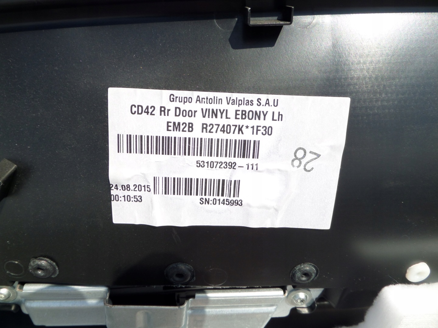 upholstery door Ford S-max mk2