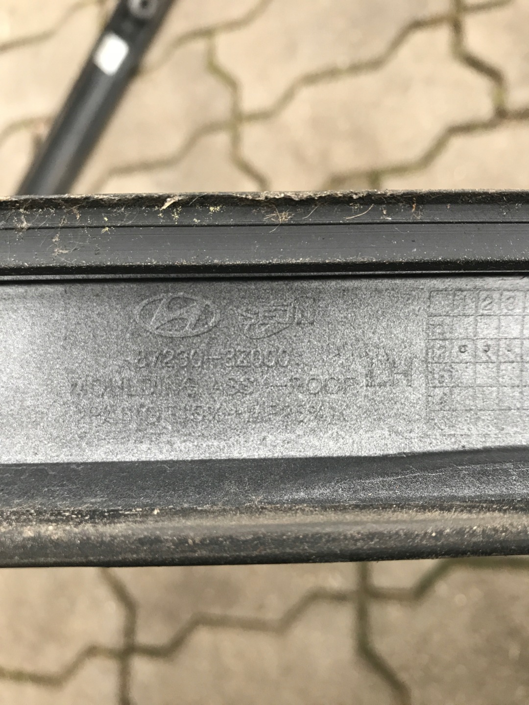 moulding roof right left HYUNDAI I40 KOMBI