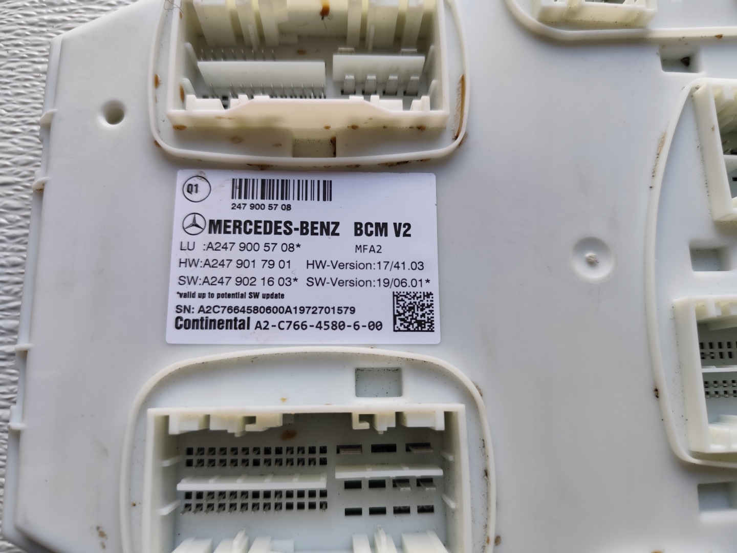 MERCEDES B KLASA W247 2019 computer control unit module BCM A2479005708