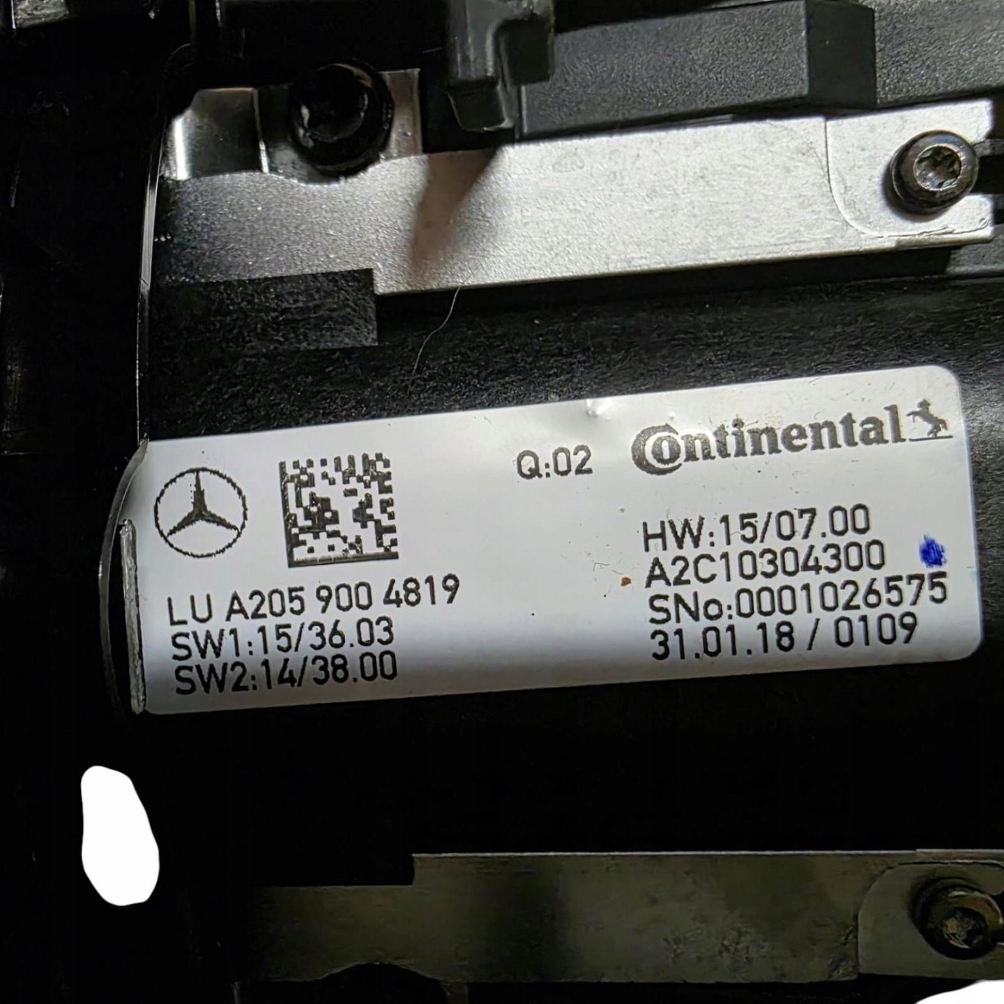 KONTROLER control panel MERCEDES W205 W447 A2059004819