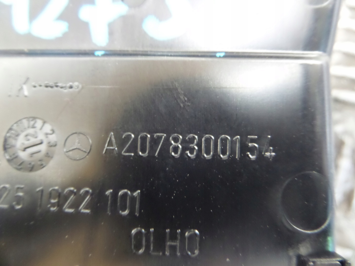 MERCEDES W207 grid air conditioning devices left A2078300154
