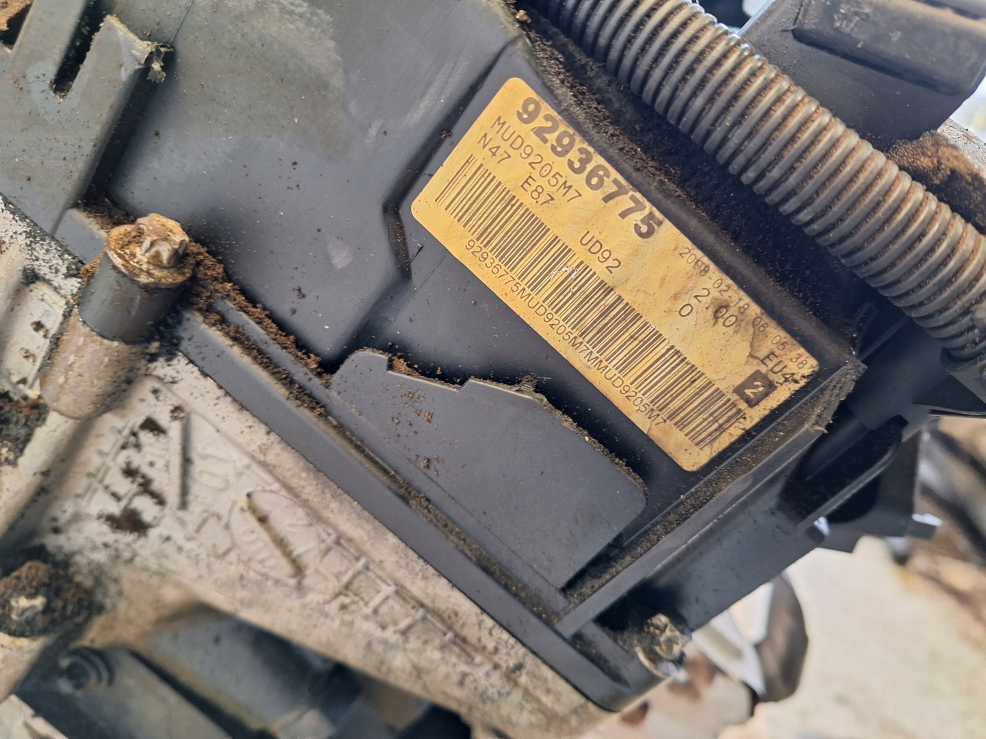 BMW E87 E90 E60 engine 2.0 DISESEL 170KM N47D20A EURO 4
