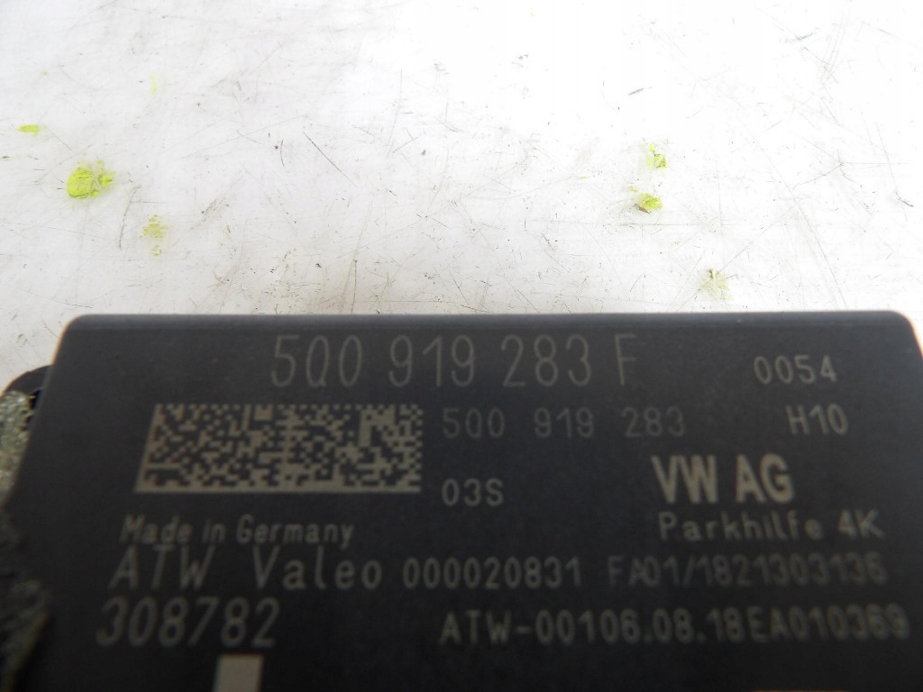 SKODA RAPID modul PDC 5Q0919283F