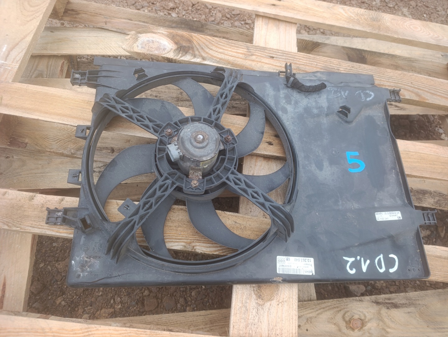 ventilátor vrtule chladiče OPEL CORSA D 1.2 13263540 55702186