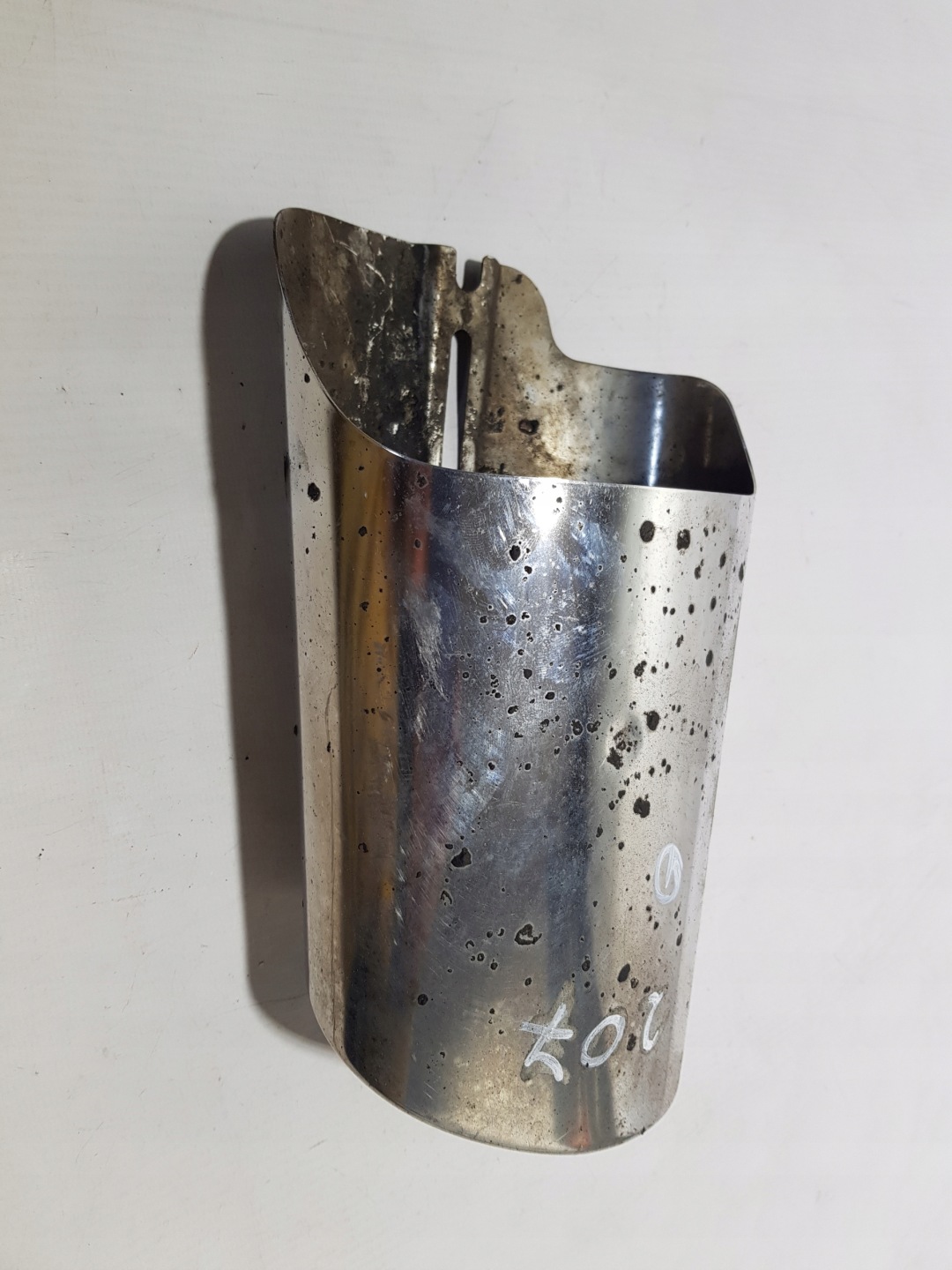 pipe end of an exhaust silencer MERCEDES W207 left