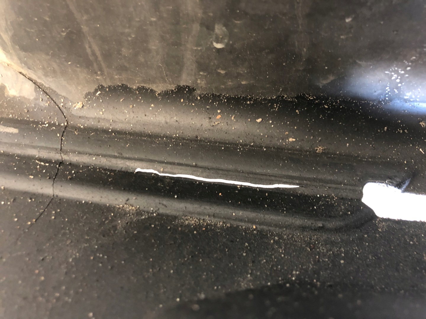 mudguard left front part rear MERCEDES W204 A2046983930