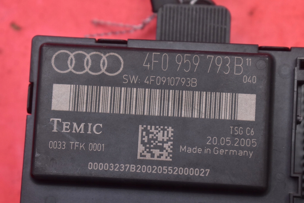 control unit module door left front 4F0959793B AUDI A6 C6 KOMBI 04-08