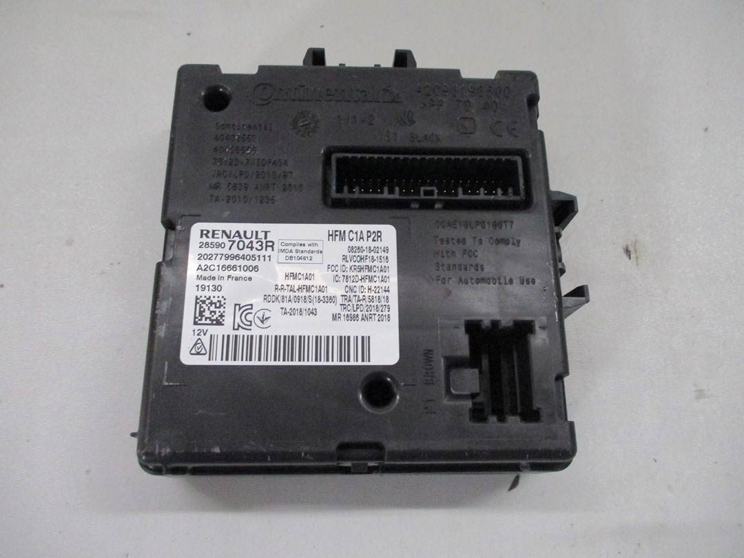 module control unit BSI BCM RENAULT CLIO V 284B19561R