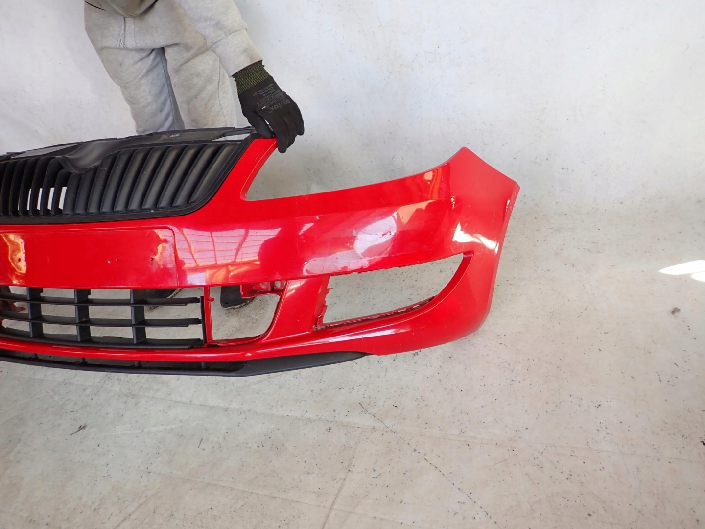 SKODA FABIA II LIFT 10-14 bumper front front 5J0807221D