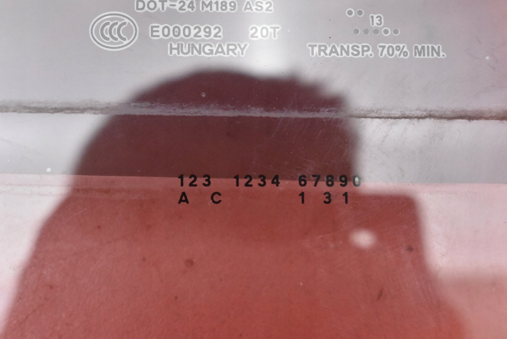 window side right rear part rear VOLVO V40 2 II 12-16