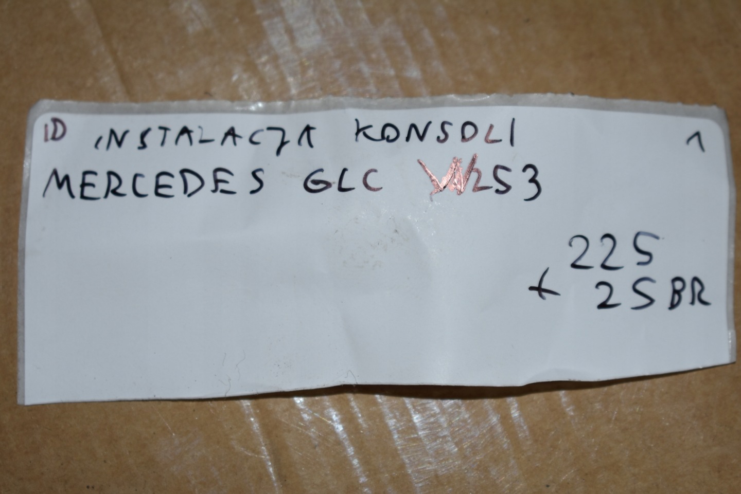 IDEALNA Câblage Console MERCEDES GLC W253 1