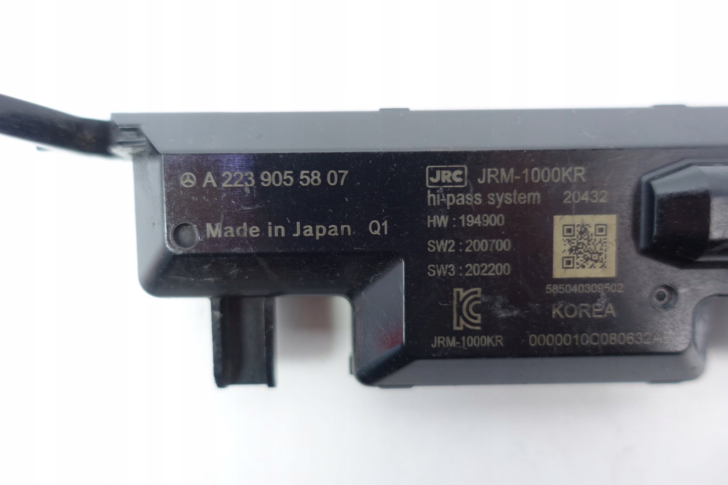 Bedienteil modul Sensor MERCEDES A2239055807