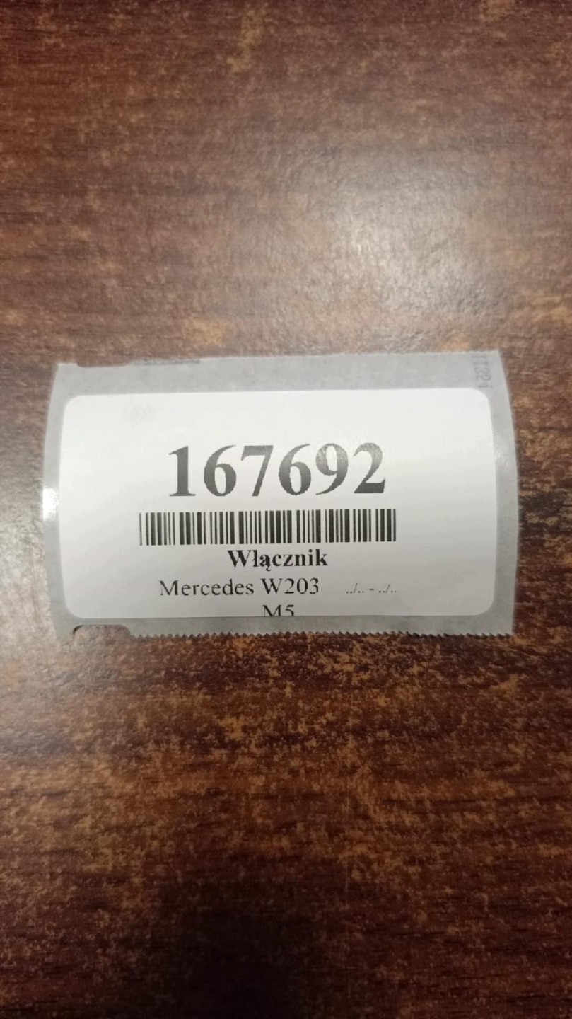MERCEDES W203 switch of warning lights 2038702510