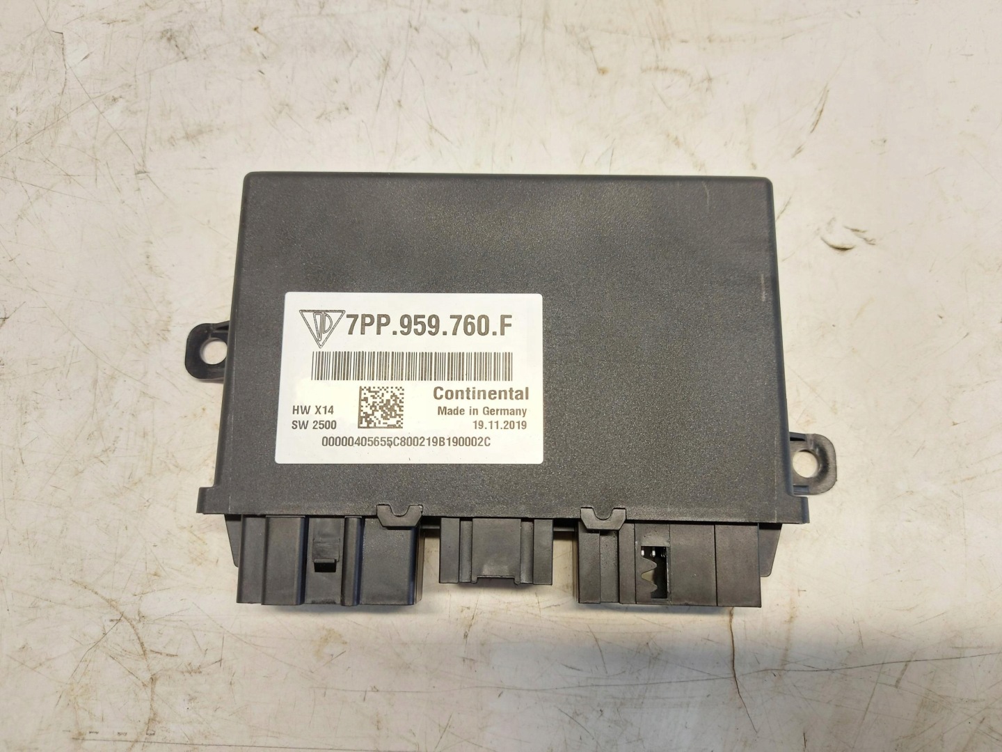 Porsche Macan Turbo II LIFT control unit module seat oryg 7pp959760f