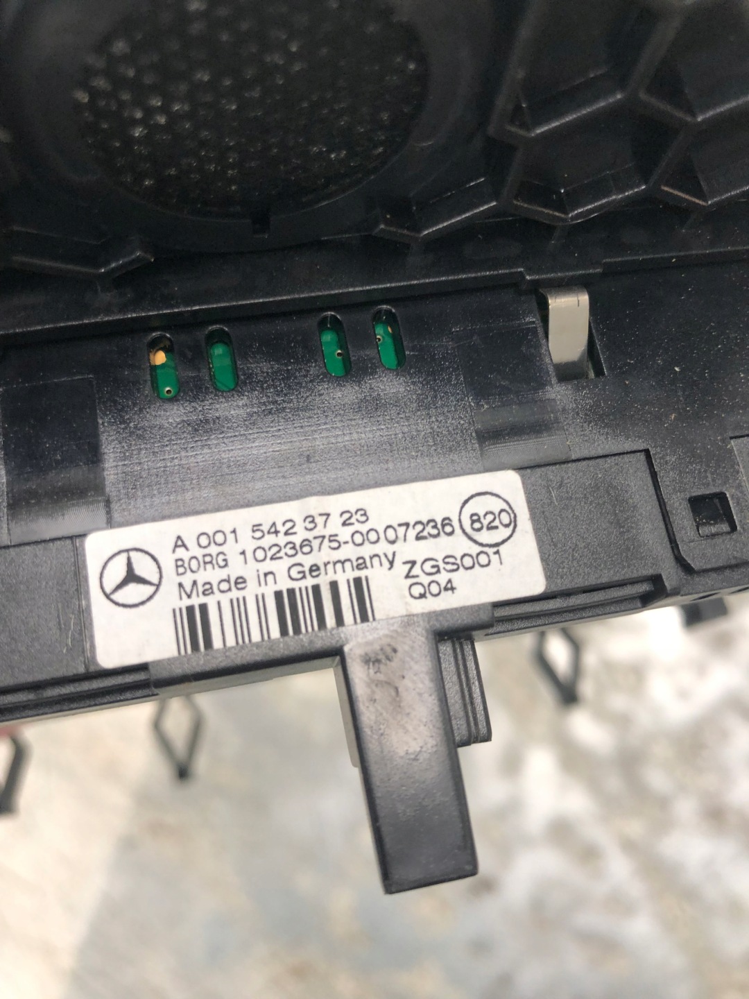 cover covering display PDC MERCEDES W169 A1696800936