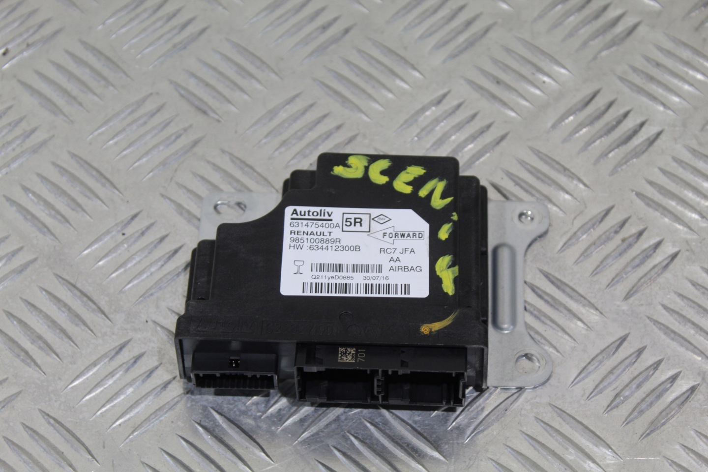 module control unit airbag SCENIC 4 IV 985100889R