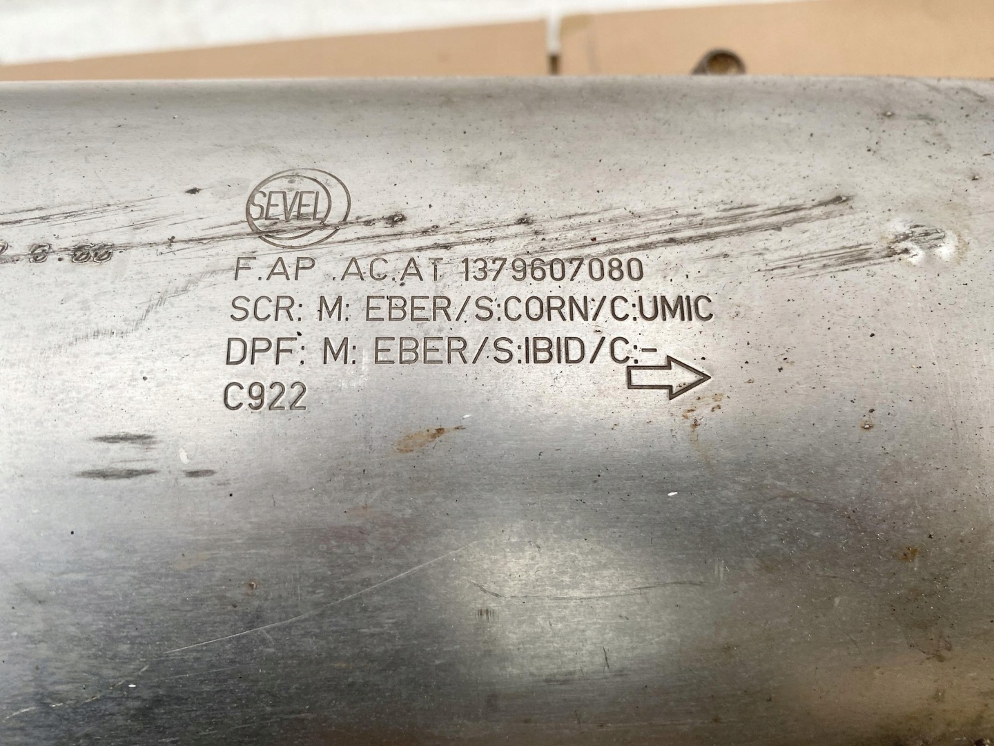 BOXER JUMPER 2.0 B-HDI 16- filter CZASTEK STALYCH DPF complete