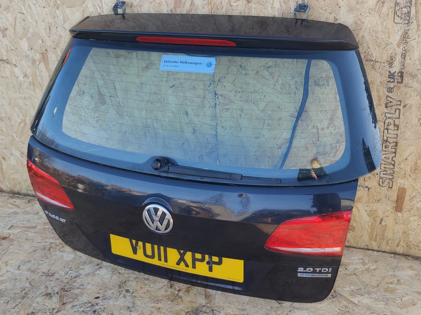 VW PASSAT B7 KOMBI trunk door boot rear part rear black complete