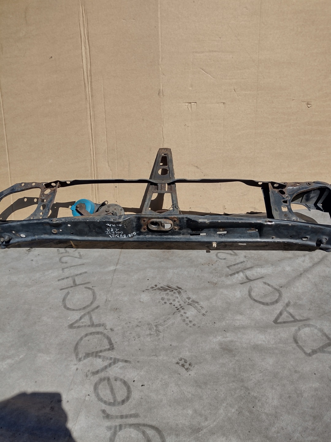 support panel for radiators, pillar Volkswagen Golf II 2 1,8B