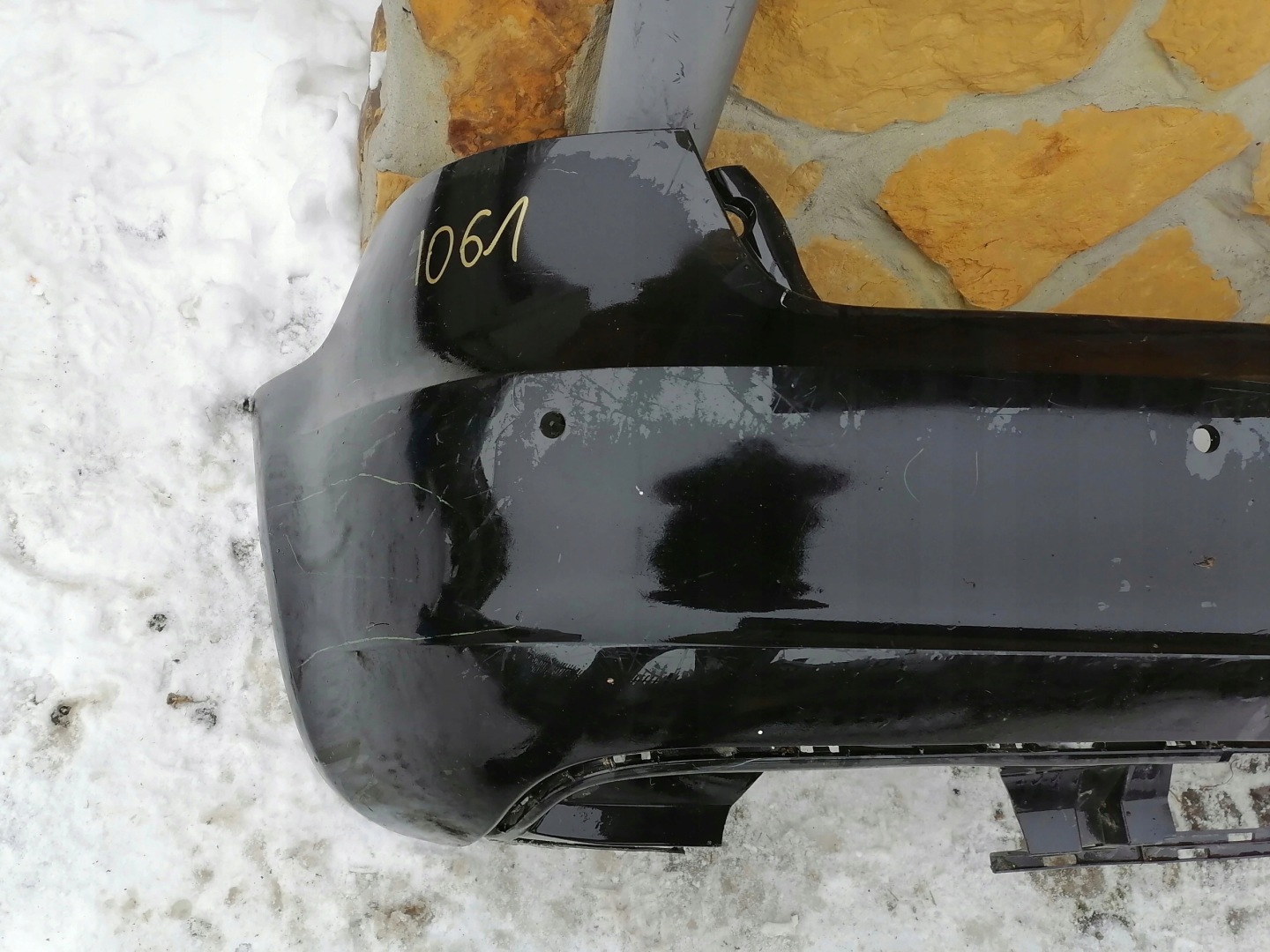 AUDI A3 Stoßstange heck hinten CABRIO schwarzer 8P7807511